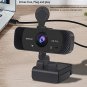 4K, HD Webcam with Microphone, Streaming Computer Web Camera