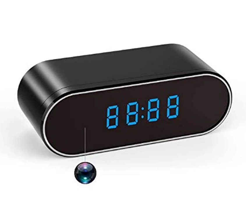 Spy Camera, Hidden Camera Clock WiFi 1080P Video Recorder 140&Acirc;&deg;
