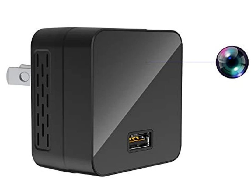 Spy Camera Charger WiFi Hidden Cameras 1080P Wireless Surveillance Video Camera