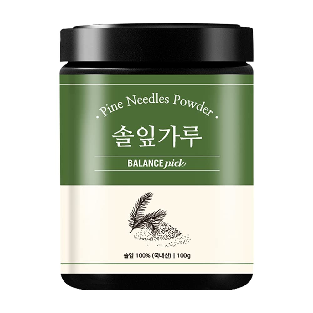 [Balance Pick Natural Pine Needle Tea Powder - Product of Korea - 솔잎가루 (3.52oz (100g))