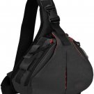 Water Resistant Sling Camera Bag Black Crossbody Camera Backpack