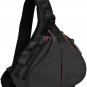 Water Resistant Sling Camera Bag Black Crossbody Camera Backpack