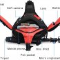 Water Resistant Sling Camera Bag Black Crossbody Camera Backpack