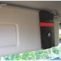 Car Sun Visor Tidy Organizer Card Pocket Holder Pouch with Elastic Band