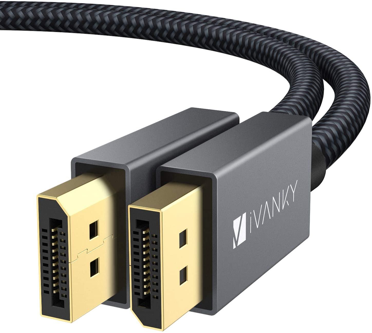 VESA Certified DisplayPort Cable, iVANKY DP Cable 6.6ft/2M,  Color - Grey