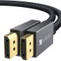 VESA Certified DisplayPort Cable, iVANKY DP Cable 6.6ft/2M,  Color - Grey