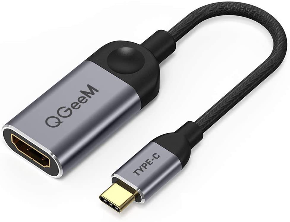 QGeeM USB C to HDMI Adapter 4K Cable, USB Type-C to HDMI Adapter