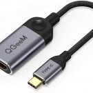 QGeeM USB C to HDMI Adapter 4K Cable, USB Type-C to HDMI Adapter