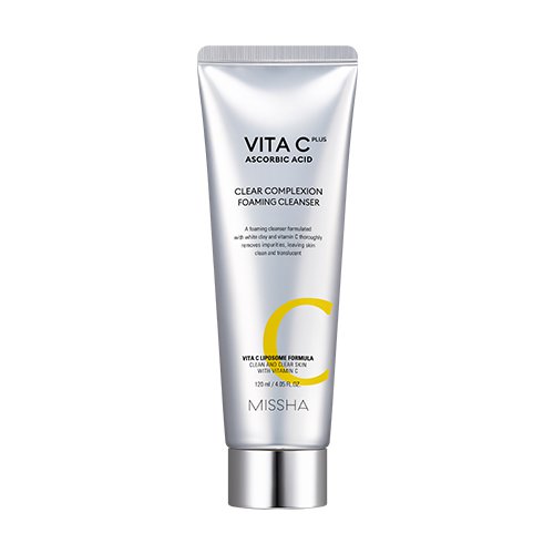 [MISSHA] Vita C Plus Ascorbic Acid Clear Complexion Foaming Cleanser 120ml