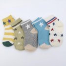 Children's Cute Stars 5 Family Kindergarten Socks / Children's Fall Socks / Girls Fall Socks / Eleme