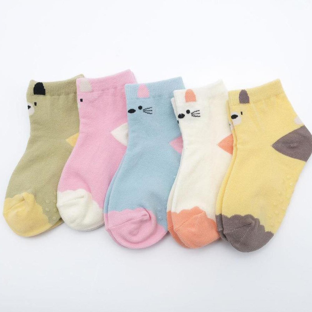 Animal Characters Yoo East Socks 5 Fate Children Unisex Public Daily / Children / Children's Fall So