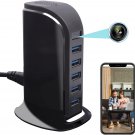 Spy Camera USB Charger Camera, 4K Hidden Phone Charger Camera 5-Port USB Hub