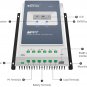 EPEVER 40A MPPT Solar Charge Controller 100V PV Max Input Negative