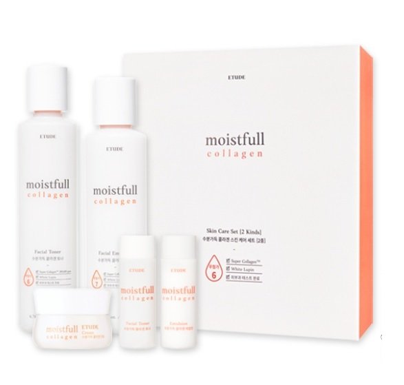 [ETUDE HOUSE] Moistfull Collagen Skin Care Set (2 Kinds) Korea Cosmetic