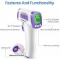 Heavy Duty Thermometer Infrared Forehead High Caliber Sensor No Contact with LCD Display