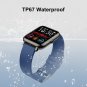 Donerton Smart Watch, Fitness Tracker for Android Phones Fitness Tracker Blue