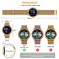 Smart Watch for Android Phones ios, Fitness Tracker Digital Watch with Heart Rate Blood Oxygen