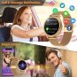 Smart Watch for Android Phones ios, Fitness Tracker Digital Watch with Heart Rate Blood Oxygen
