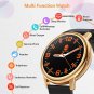 Smart Watch for Android Phones ios, Fitness Tracker Digital Watch with Heart Rate Blood Black