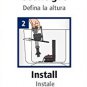 Toilet Fill Valve and Flapper Repair Kit for 2-Inch Flush Valves, Easy Install