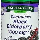 Black Elderberry Capsules 1000mg | 100 Count | Super Concentrated Sambucus Extract | Non-GMO