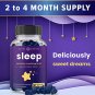 Sleep Gummies for Adults & Kids | Melatonin Gummies with Chamomile, Valerian & L Theanine | Natural