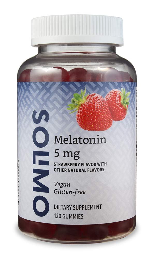 Solimo Melatonin 5mg, 120 Gummies (2 Gummies per Serving), Helps with occasional slee