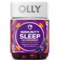 Olly Immunity Sleep + Elderberry Gummy! 36 Gummies Midnight Berry Flavor! Formulated with Melatonin,