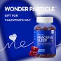 Wonder Particle Sleep Support Peaceful Gummies, Melatonin 5mg, L-Theanine, Ashwagandha, Chamomile, L