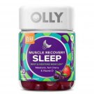 Olly Muscle Recovery Sleep Gummy! 40 Gummies Berry Rested Flavor! Formulated with 3mg Melatonin, Vit
