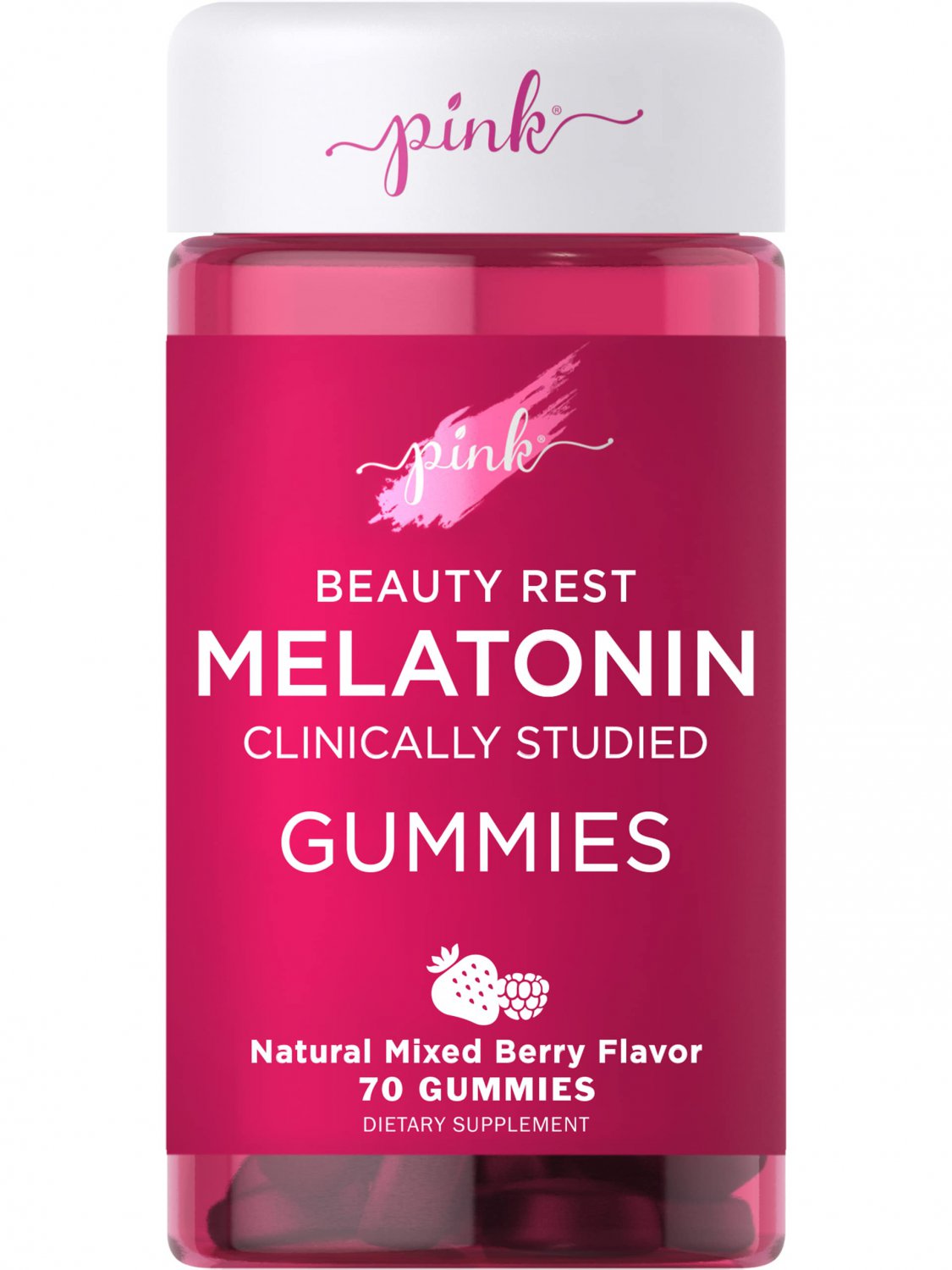 Melatonin Gummies | 10mg | Max Potency | Vegan, Non-GMO & Gluten Free | 70 Count | Mixed Berry Flavo