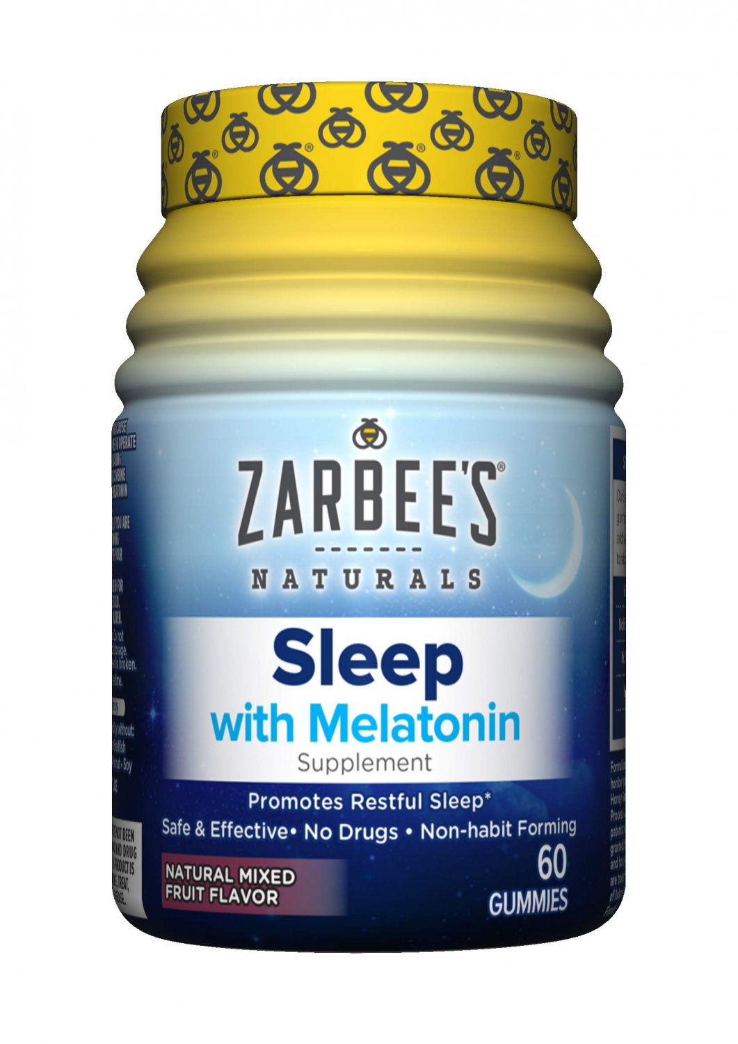 Zarbee's Naturals Adult Sleep with Melatonin Supplement, Natural Mixed ...