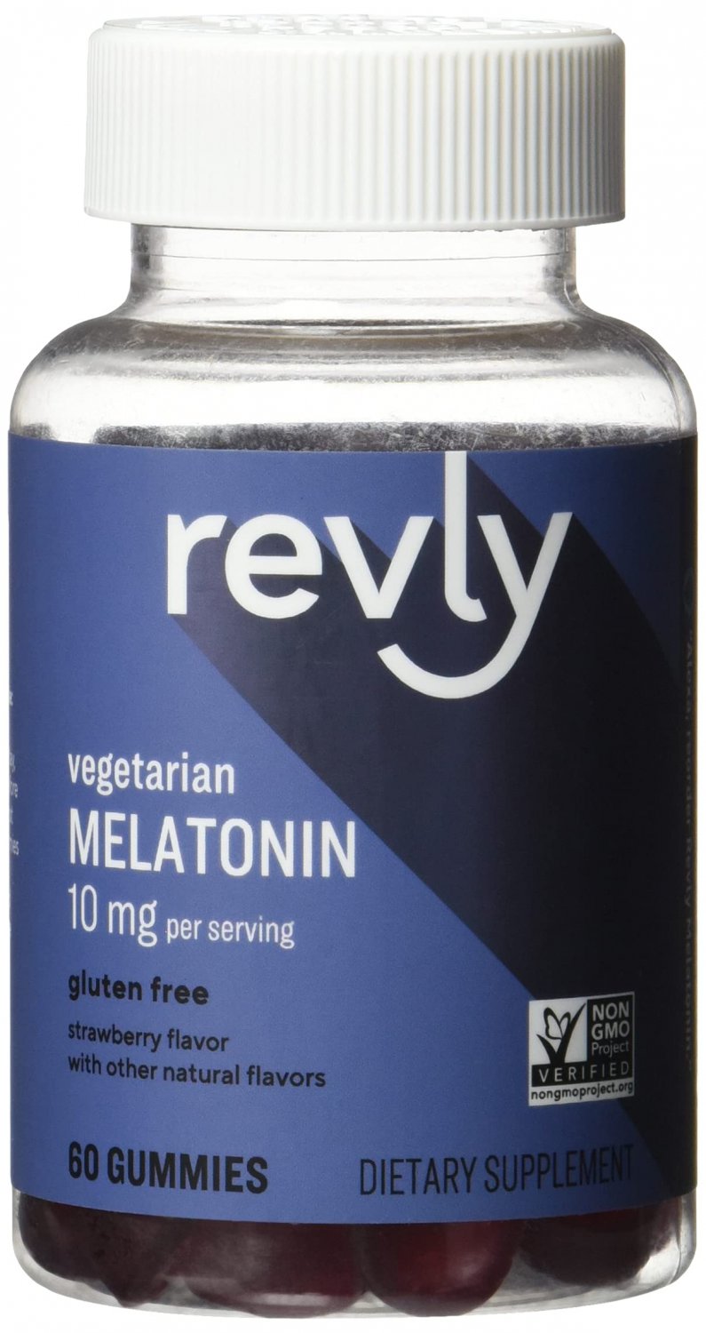 Revly - Melatonin 10mg Gummies - Supports Restful Sleep - Strawberry - 60ct