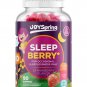 SleepBerry Melatonin Gummies - Elderberry Gummies for Sleep Aid, Melatonin Gummy for Adults, Sleep G