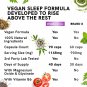 10-in-1 Melatonin 6mg Natural Sleep Aid, Sleep Supplement w L Theanine, 5 HTP, GABA, Valerian Root,