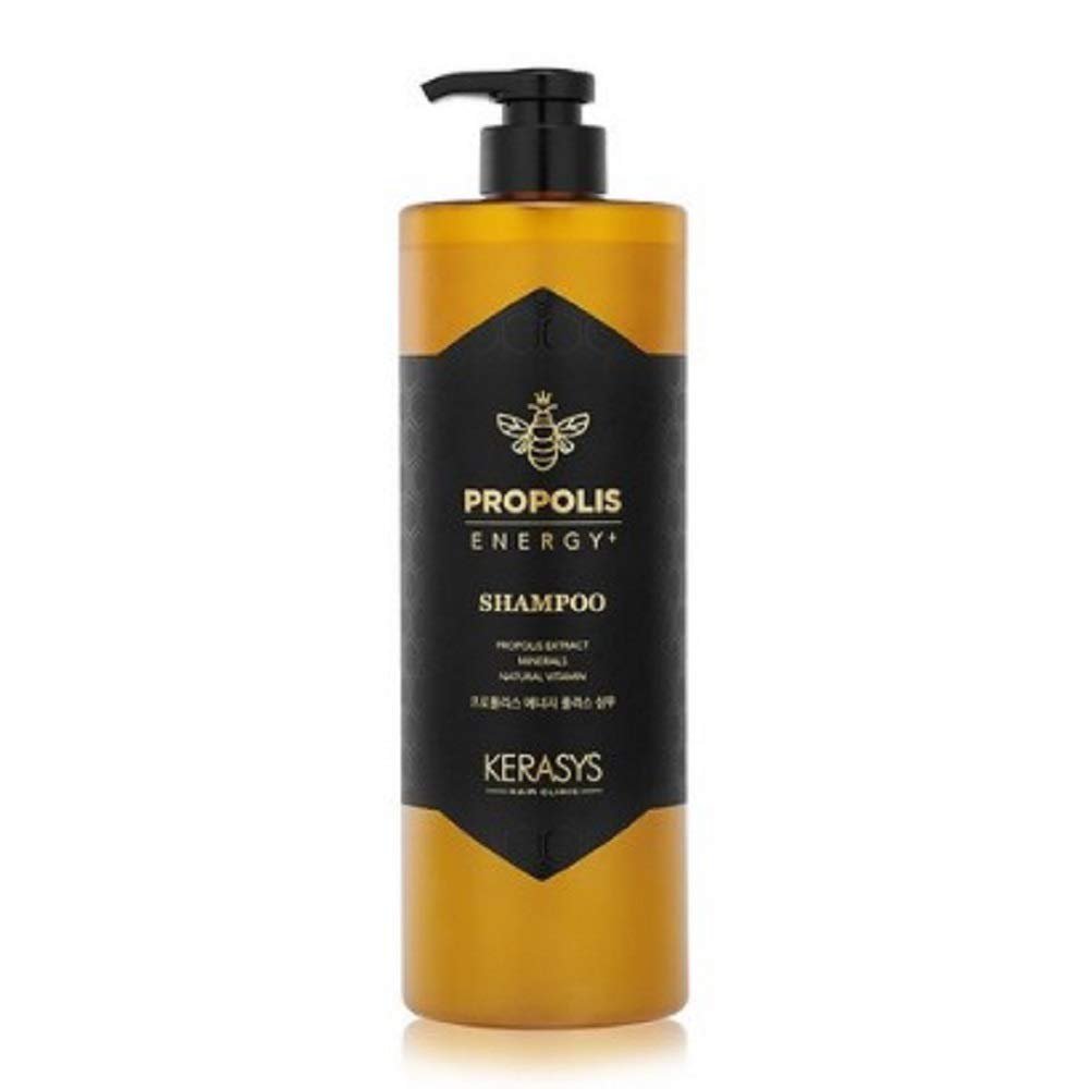 Kerasys Hair Clinic Propolis Shine & Healthy Hair Care Shampoo Propous Extract Minarals Natural Vita