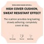 ESPOIR Taping Cover Cushion SPF25PA++ #2 Ivory (13g + refill 13g) | Extreme Coverage & Long Lasting 