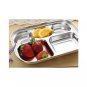CatKids Stainless Plate Lunch Box + Pouch Set, Pink