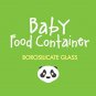Lock & Lock Baby Food Container Oven Glass Wave Steam Hole Squareness 170ml 3P Set