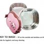 Cat2-Stage Stainless Steel Lunch Box Pink