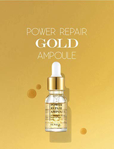 Eunyul Power Repair Gold Ampoule Skin Whitening Wrinkle Improvement, 24K Purity 99.99% Highly Concen