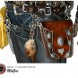 Leather Hip Waist Bag Motocycle Rider Belt Purse