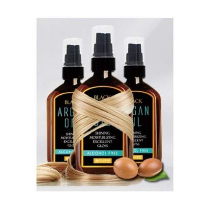 Raon Black Argan Hair Treatment Oil, Shining Moisturizing Excellent Gloss, Orgamic Certified Argan, 
