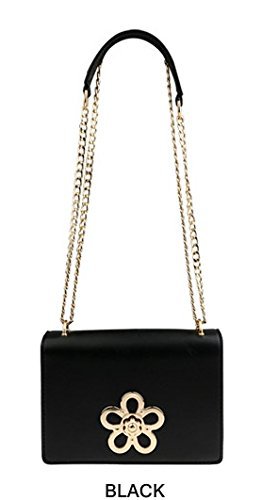 Rorose Premium Gold Flower Women's Fashion Shoulder Bag Gold Chain Cross Ladies Handbag