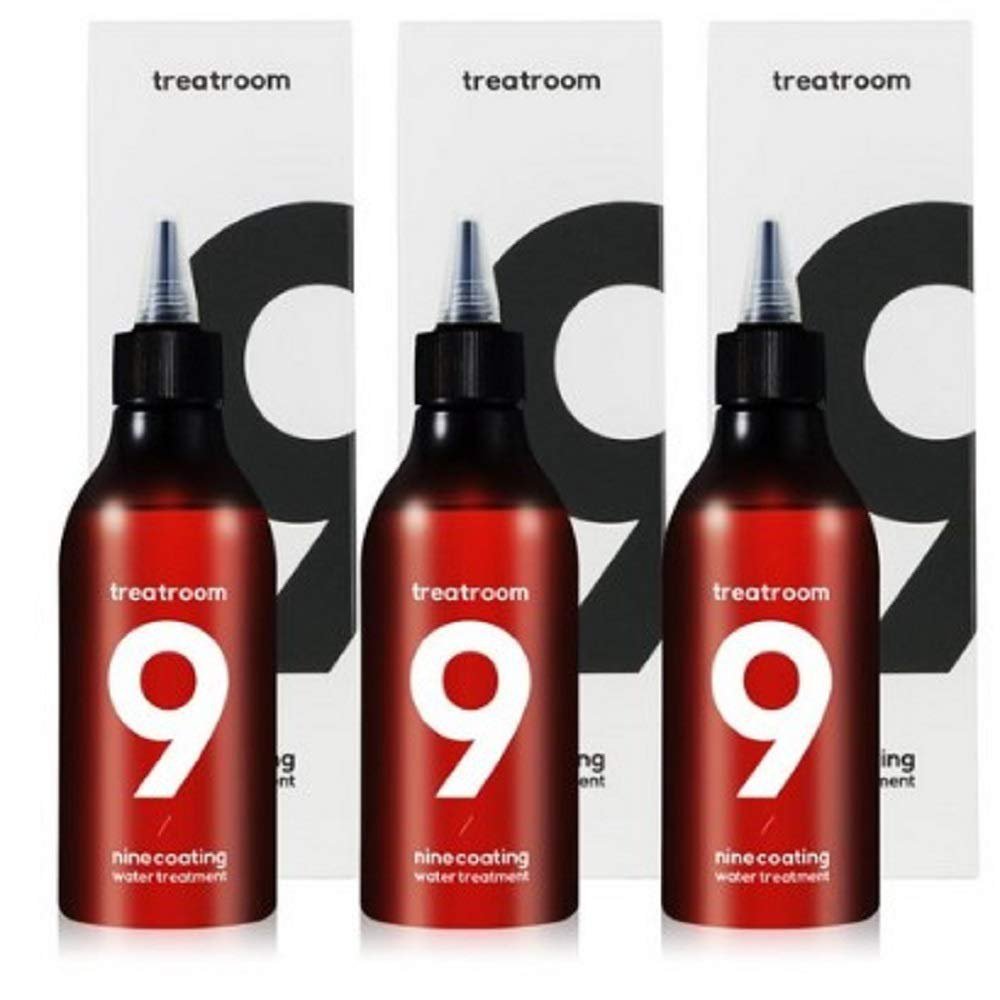 TREATROOM Nine Coating Water Treatment (230ml /7.77 oz) 3P Hair Treatment, Korea Cosmetics