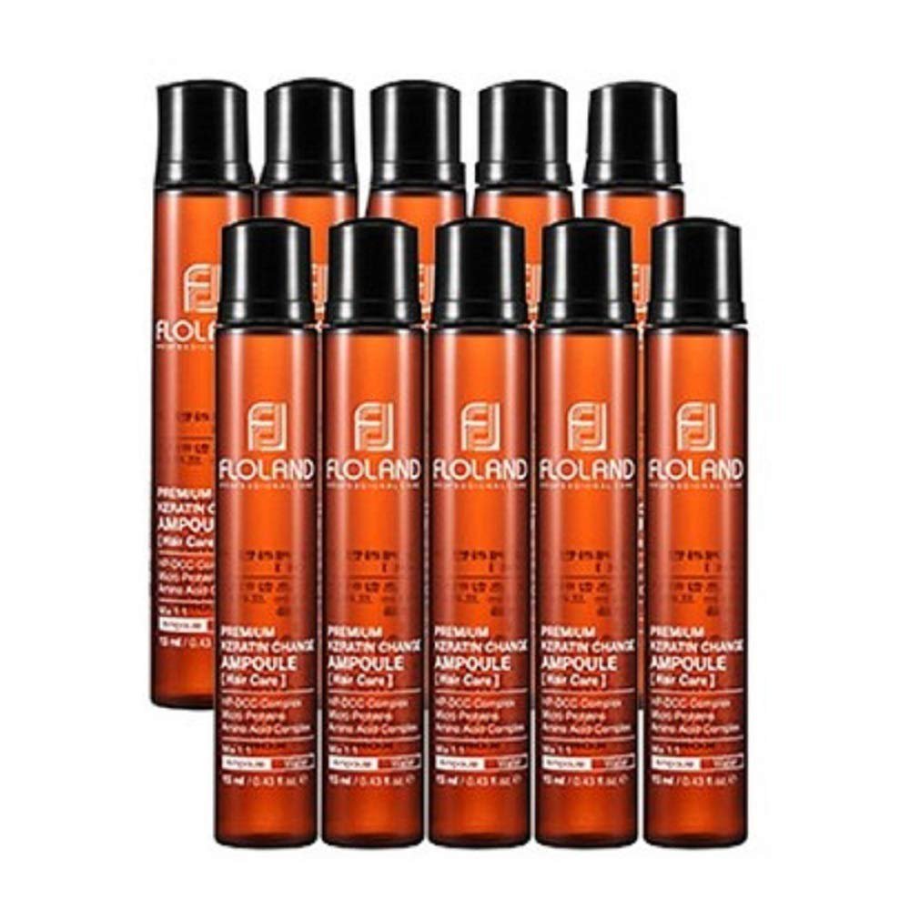 Floland Premium Keratin Change Hair Ampoule 13ml 10Pcs