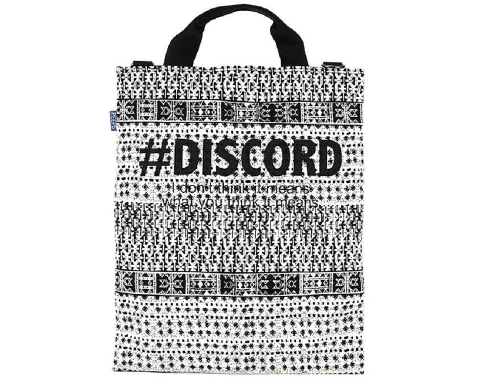 PEEPS Discord Cross-Body Bag /Pattern_Ivory