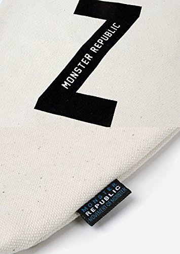 Monster Republic Cotton Canvas Tote Bag Initial Eco Bag Series