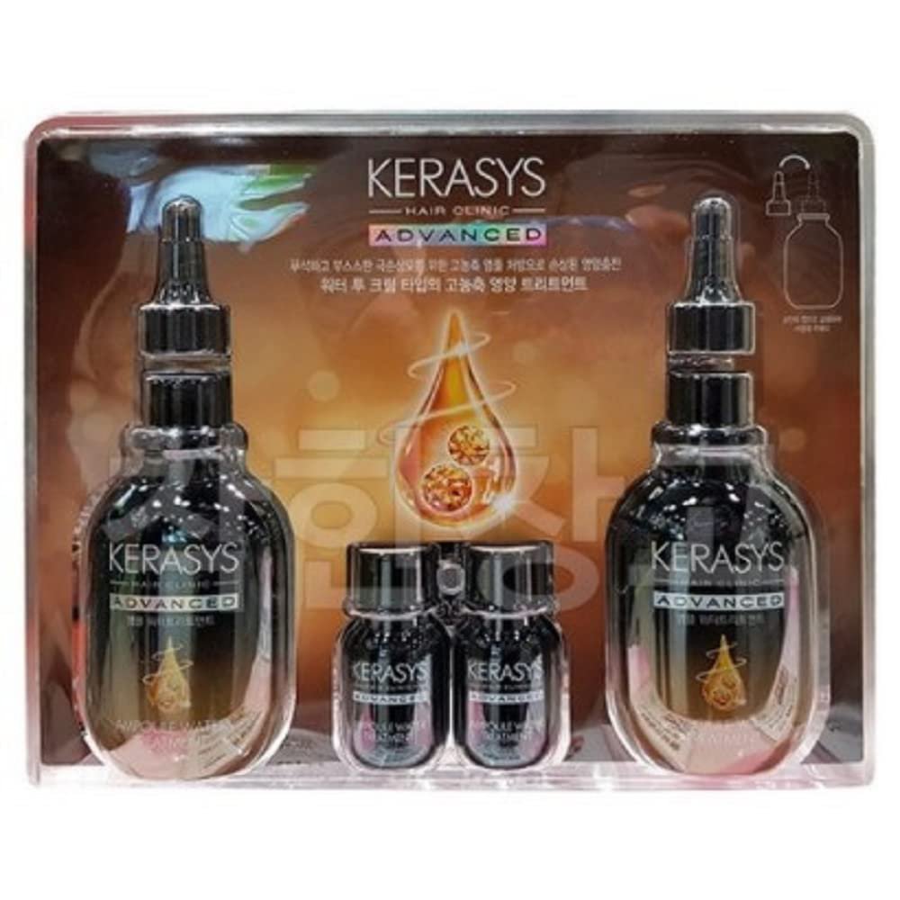 Kerasys Hair Clinic Advanced Ampoule Water Treatment 200mlx2+35mlx2 set