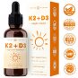 Vitamin D3 K2 Drops | Vegan Liquid Vitamin D3 5000 IU & K2 with MK7 & MK4 | Vitamin D Drops for Heal